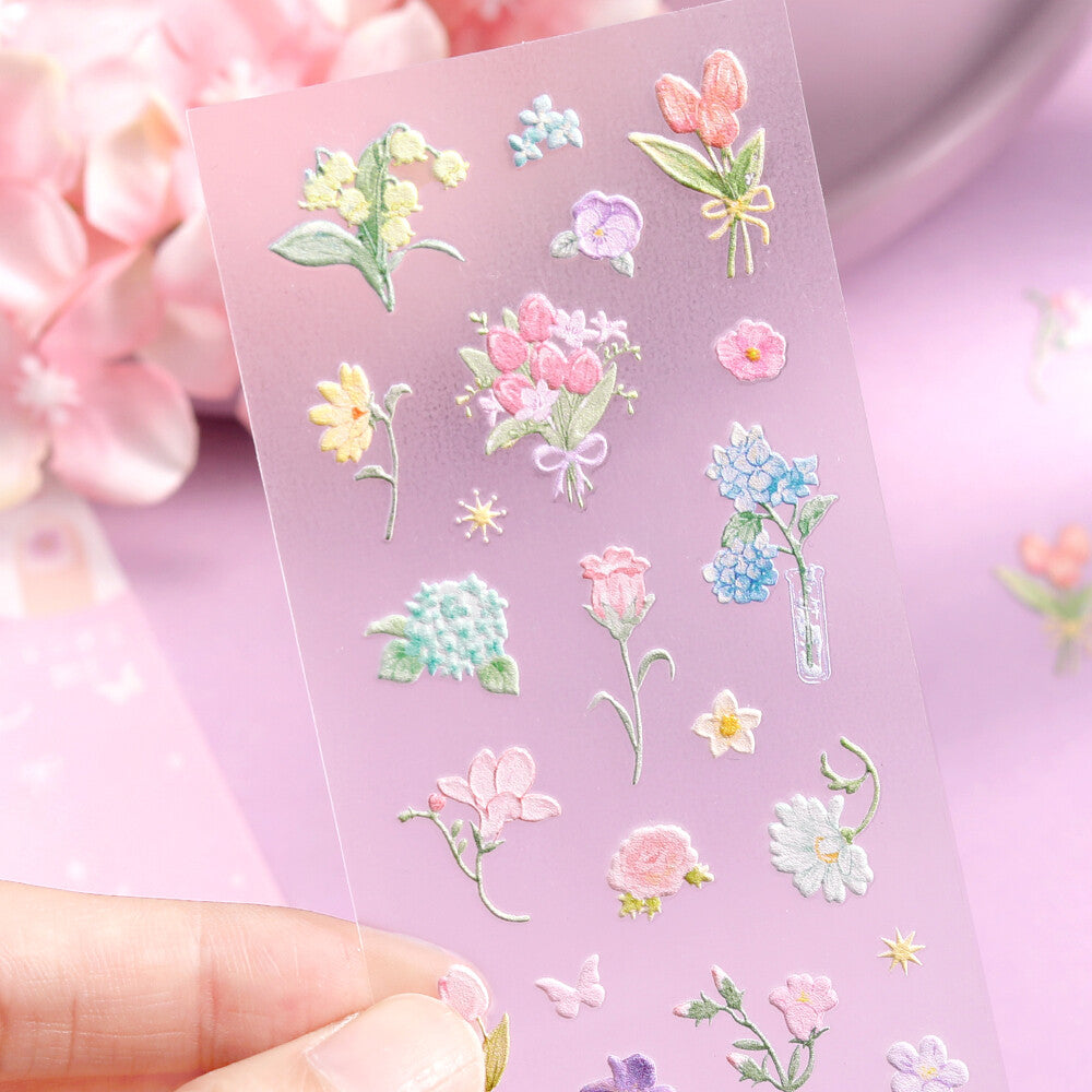 BGM - Icing Sticker Sheet - Fluffy Bouquet