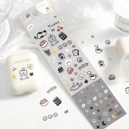 BGM - Icing Sticker Sheet - Relaxed Days