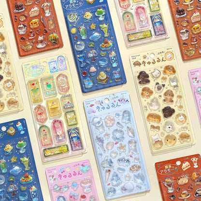 BGM - Kyururun 3D Crystal Sticker Sheet Vol. 1 - Sea Creatures