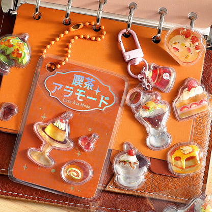 BGM - Kyururun 3D Crystal Sticker Sheet Vol. 1 - Cafe à la Mode Brûlée