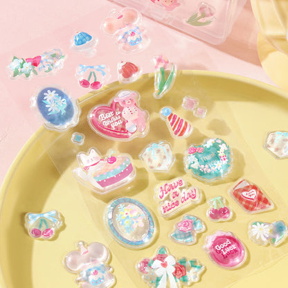 BGM - Kyururun 3D Crystal Sticker Sheet Vol. 1 - Merci