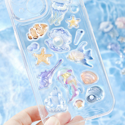 BGM - Kyururun 3D Crystal Sticker Sheet Vol. 1 - Sea Creatures
