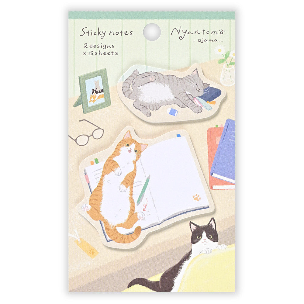 NB Co. Ltd. - Die-Cut Sticky Notes - Nyantomo - Ojama