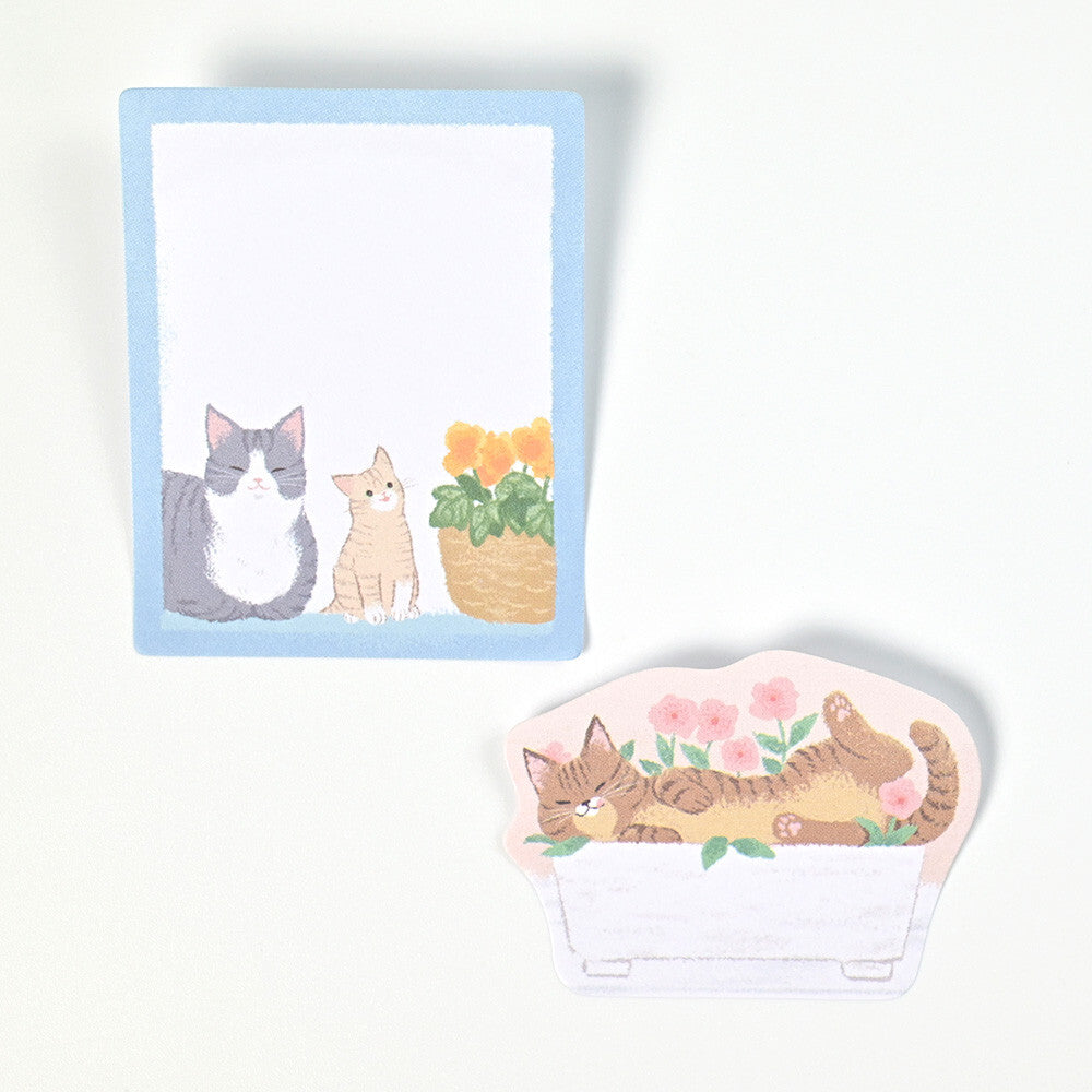 NB Co. Ltd. - Die-Cut Sticky Notes - Nyantomo - Hananiwa