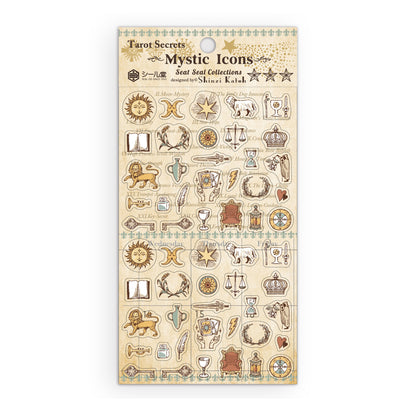 SEAL-DO Shinzi Katoh - Clear Sticker Sheet - Tarot Secrets - Mystic Icons