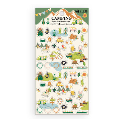 SEAL-DO Shinzi Katoh - Clear Sticker Sheet - Camping