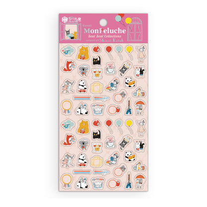 SEAL-DO Shinzi Katoh - Clear Sticker Sheet - Kawaii Mon Peluche
