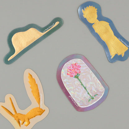 Rokkaku x Le Petit Prince - The Little Prince Sticker - Rose
