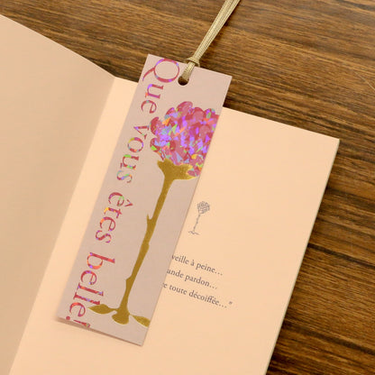 Rokkaku x Le Petit Prince - The Little Prince Bookmark Set - Rose