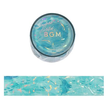 BGM - Summer Limited - Clear Foil-Stamped Tape - Wave Shadow