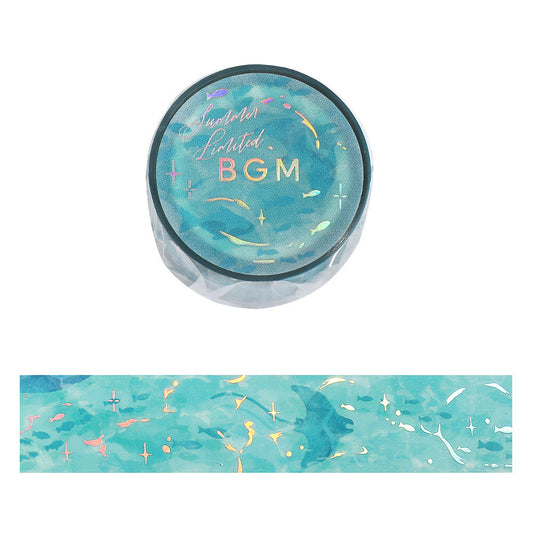 BGM - Summer Limited - Clear Foil-Stamped Tape - Wave Shadow