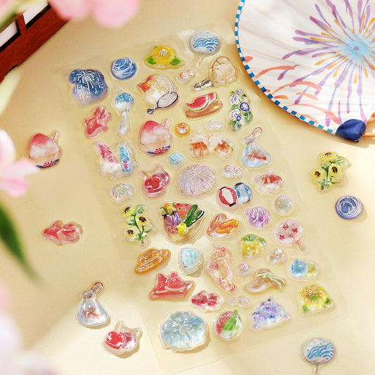BGM - Summer Limited - 3D Crystal Stickers - A Summer Tradition