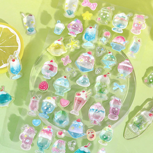 BGM - Summer Limited - 3D Crystal Stickers - Summer Sweets
