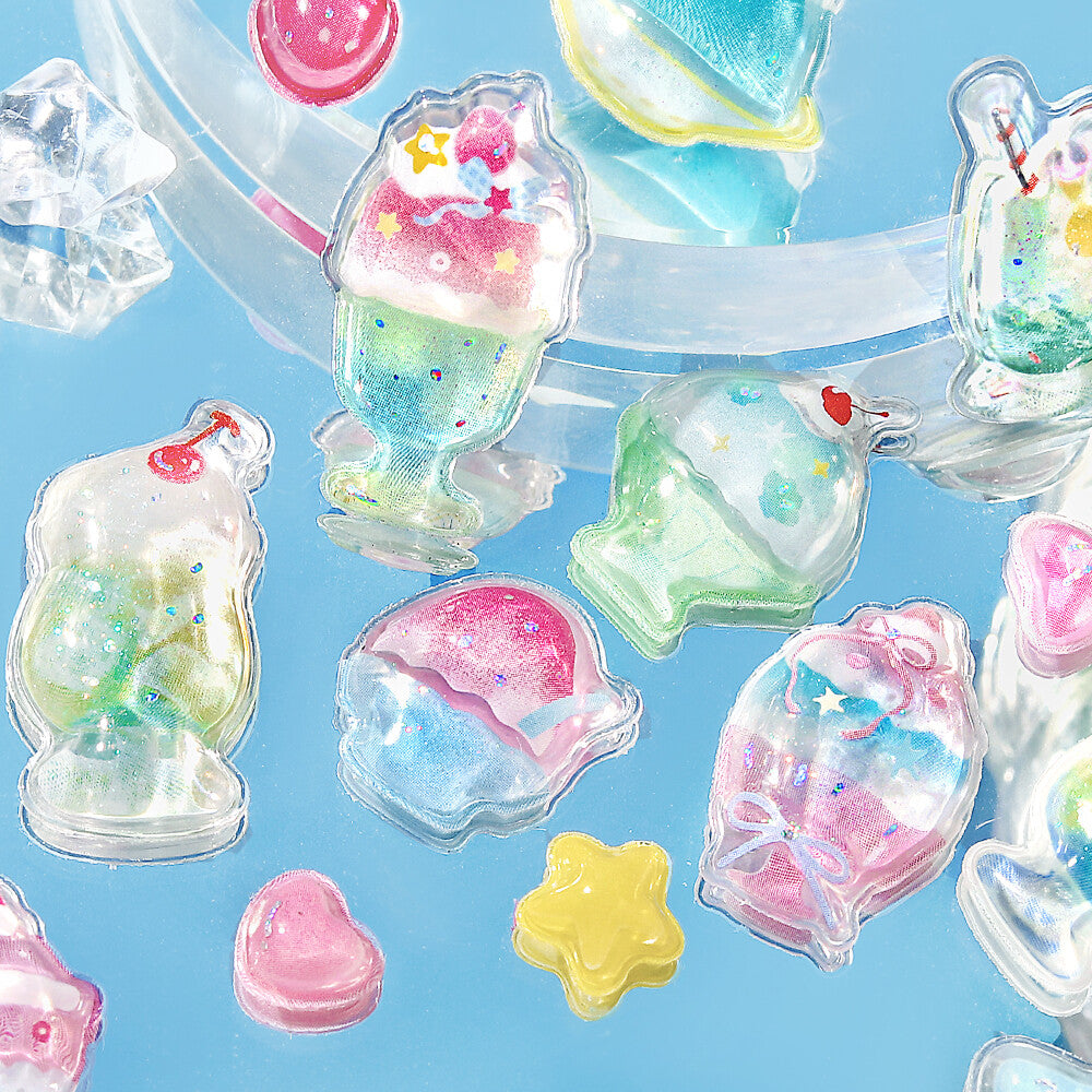 BGM - Summer Limited - 3D Crystal Stickers - Summer Sweets