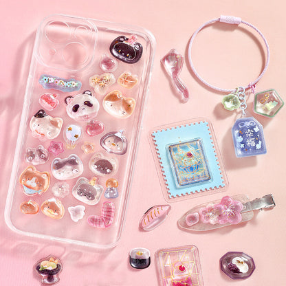 BGM - Kyururun 3D Crystal Sticker Sheet Vol. 2 - Cute Sushi