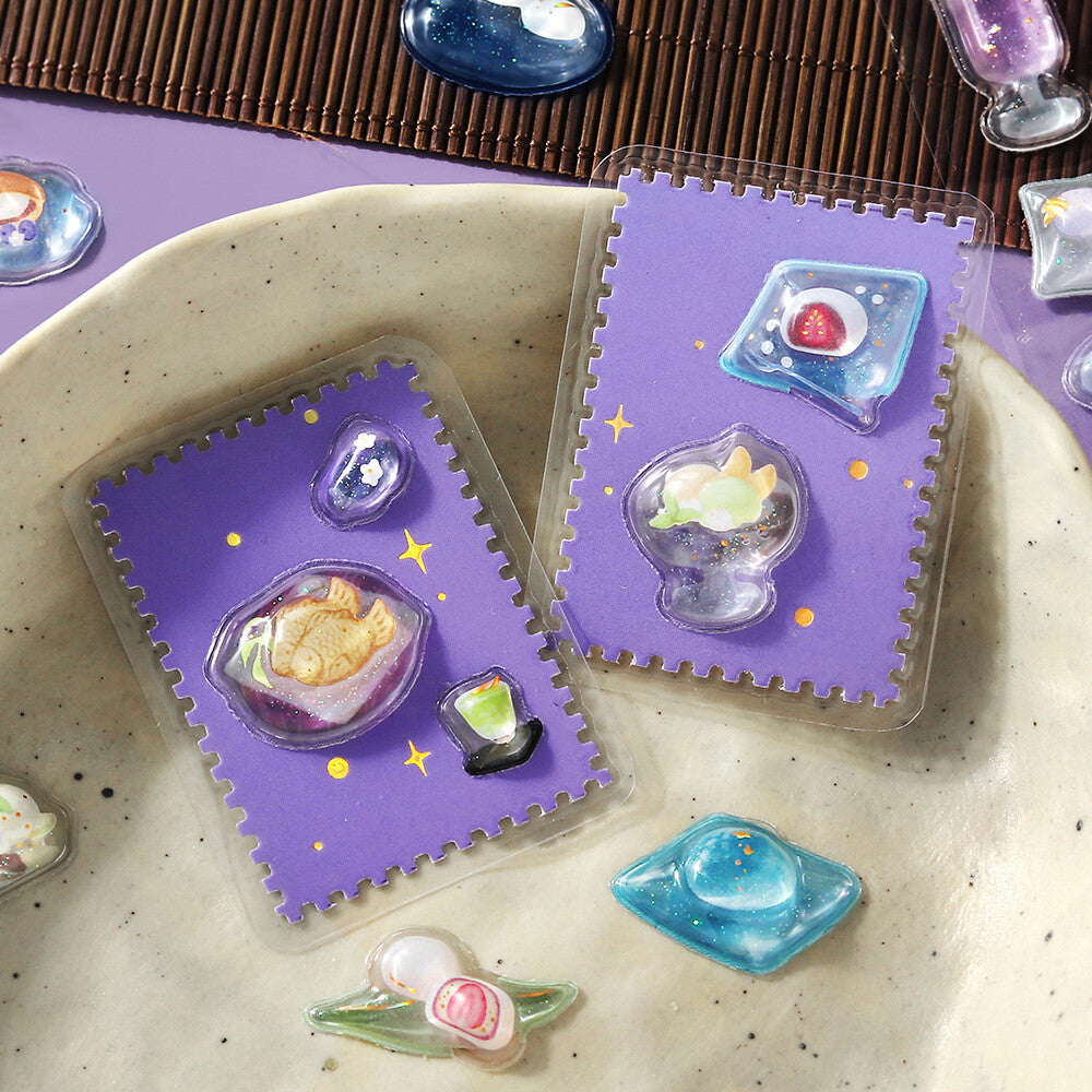 BGM - Kyururun 3D Crystal Sticker Sheet Vol. 2 - Cafe A La Mode Miyabi