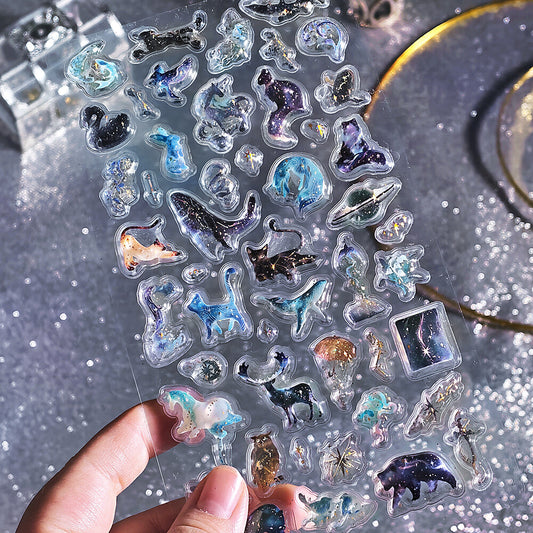 BGM - Kyururun 3D Crystal Sticker Sheet Vol. 2 - Stardust Magic