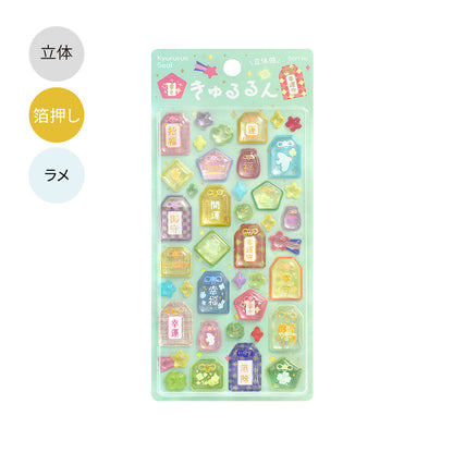 BGM - Kyururun 3D Crystal Sticker Sheet Vol. 2 - Lucky Charms