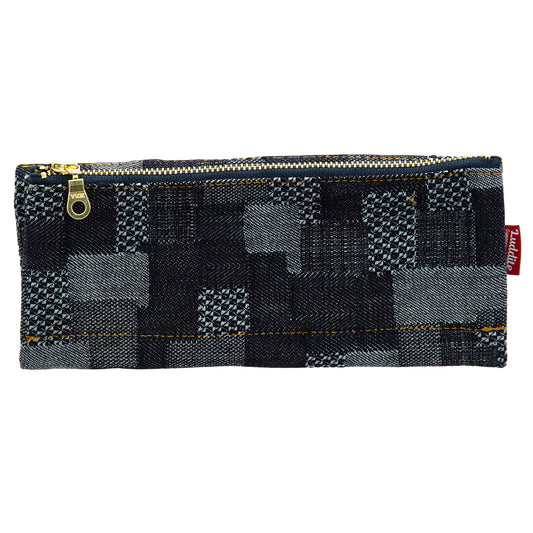 Luddite - Denim Bendy Pen Case Essential - Patchwork