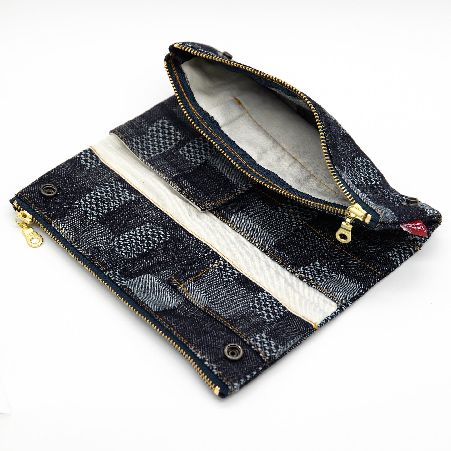 Luddite - Denim Bendy Pen Case Essential - Patchwork