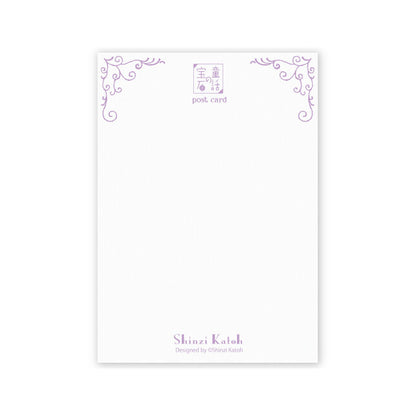 SEAL-DO Shinzi Katoh - Foil-Stamped Postcard - Jewel of Fairy Tales Series - Cinderella