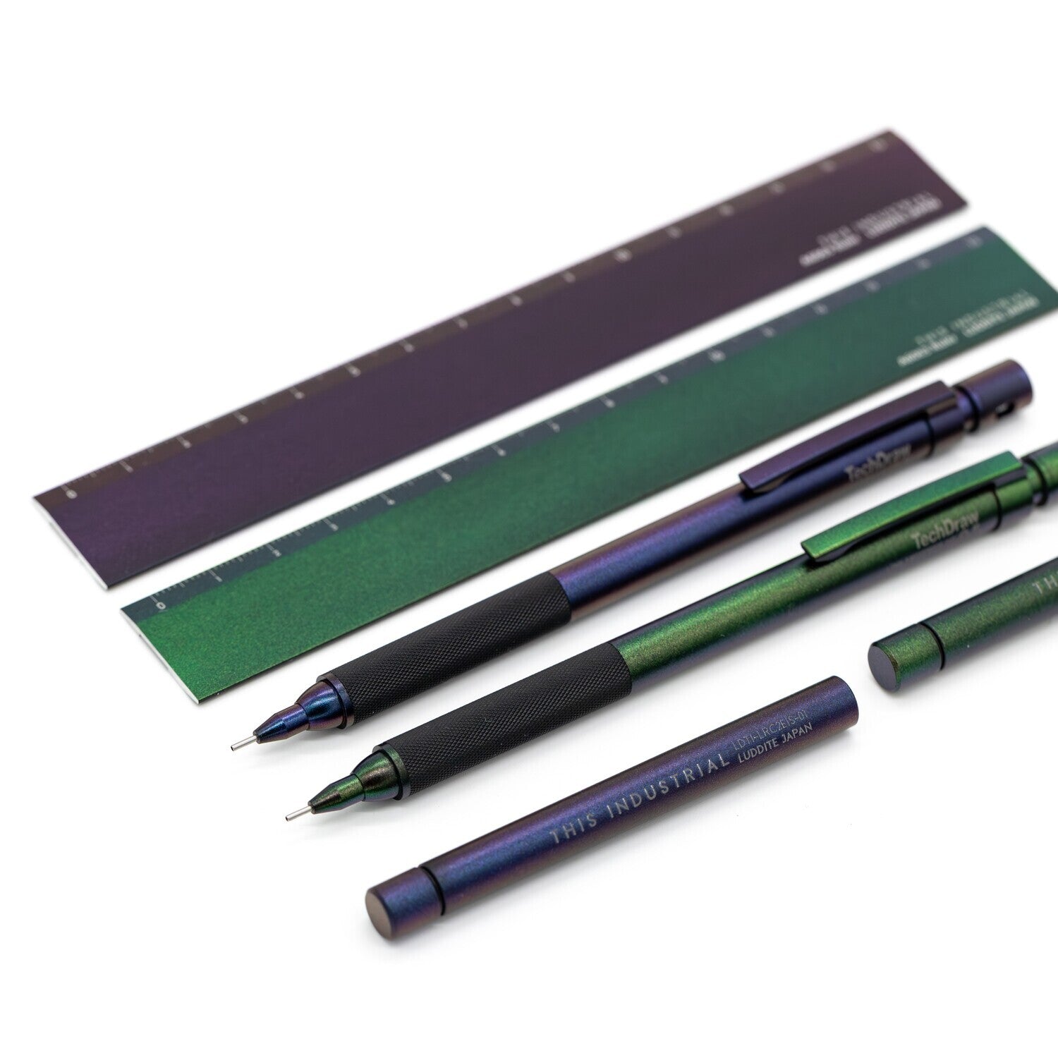筆記具 Luddite TechDraw2 Essential Fairbanks Luddite - TechDraw2 Essential 0.5mm Mechanical Pencil - Fairbanks