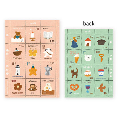 Cozyca - A6 Stamp Notebook - Mariko Fukuoka - Tiny Note