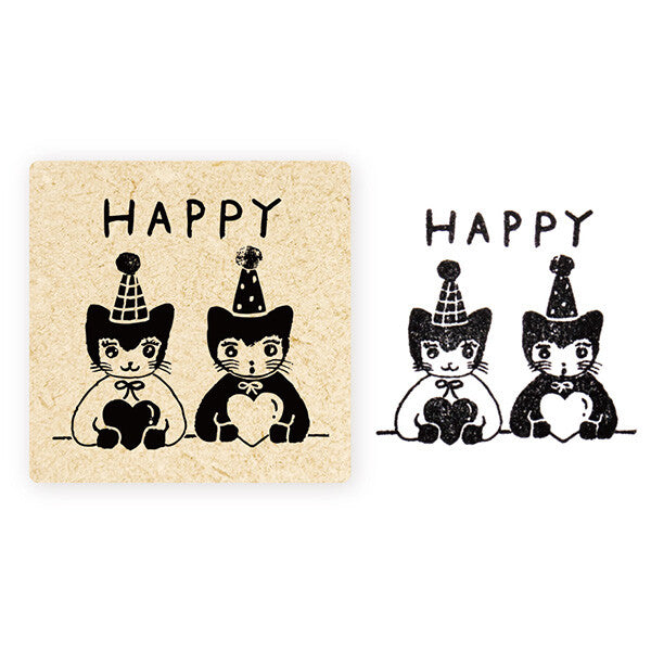Cozyca - Rubber Stamp - Aiko Fukawa - Happy