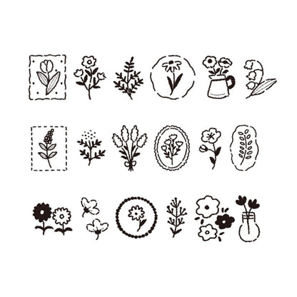 Kamio Japan - Coro-re Plus - Roller Stamp - Flower