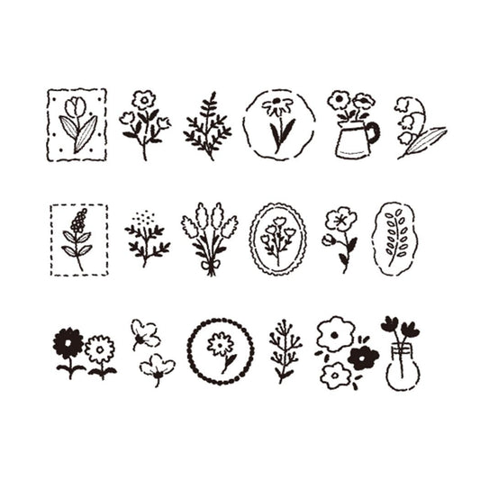 Kamio Japan - Coro-re Plus - Roller Stamp - Flower