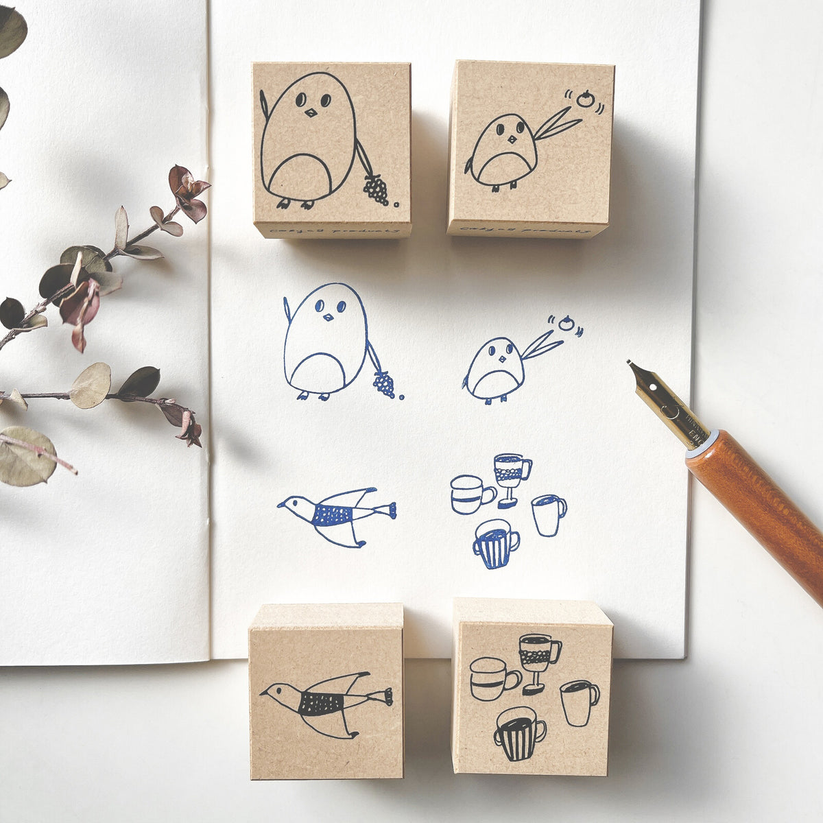 Cozyca - Rubber Stamp - Subikawa - Birdplane