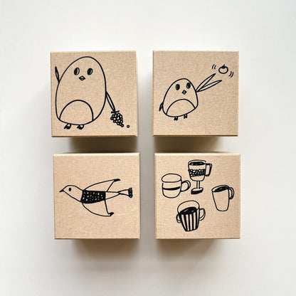 Cozyca - Rubber Stamp - Subikawa - Birdplane