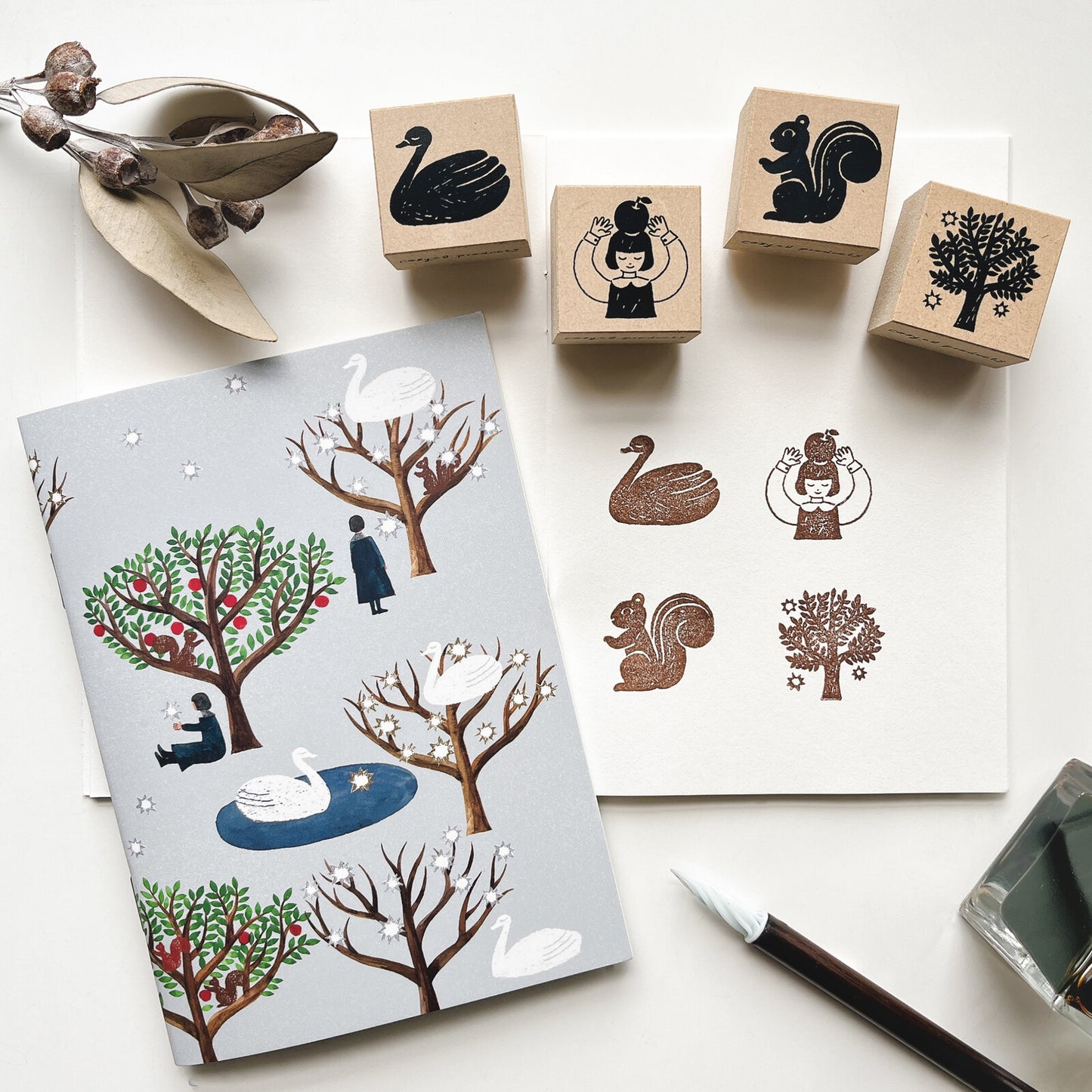 Cozyca - Rubber Stamp - Nishi Shuku - Squirrel
