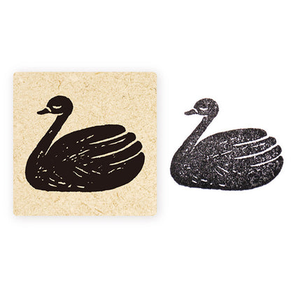 Cozyca - Rubber Stamp - Nishi Shuku - Swan