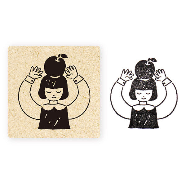 Cozyca - Rubber Stamp - Nishi Shuku - Apple
