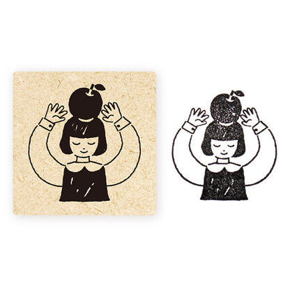 Cozyca - Rubber Stamp - Nishi Shuku - Apple