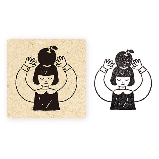Cozyca - Rubber Stamp - Nishi Shuku - Apple