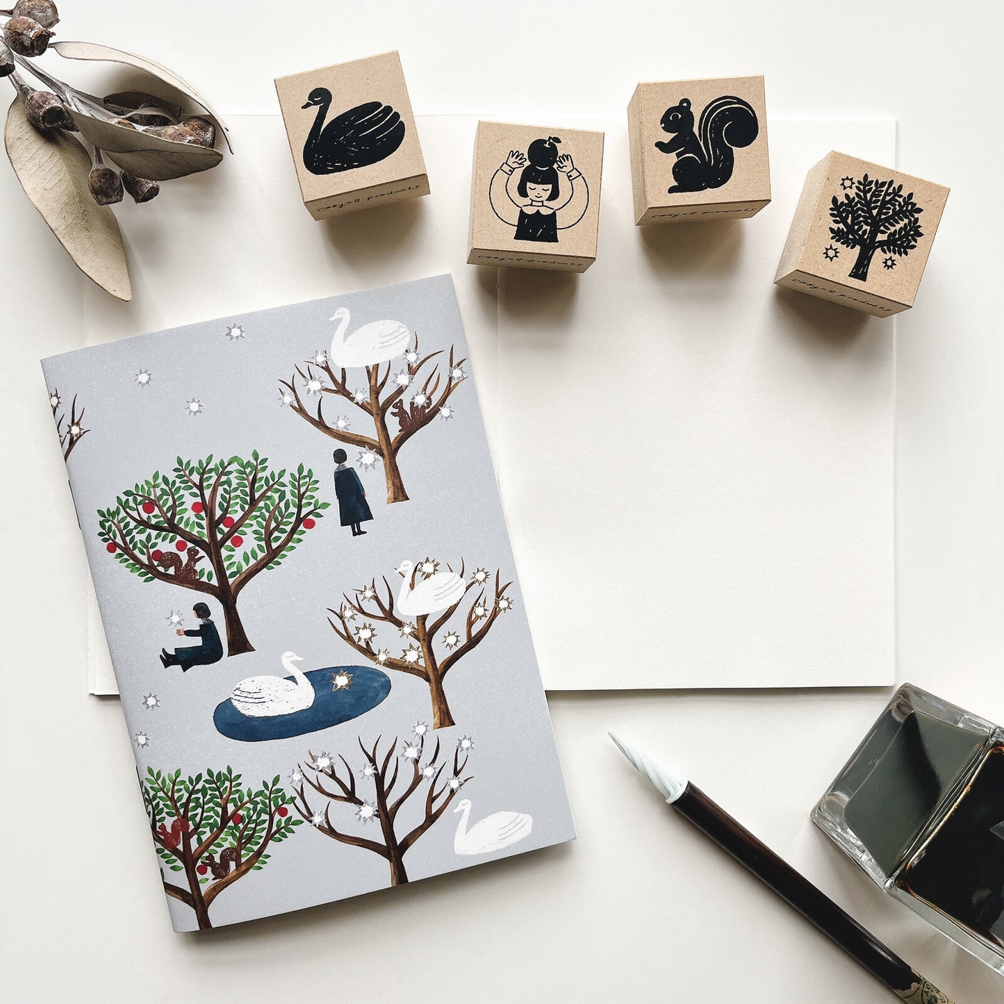 Cozyca - Rubber Stamp - Nishi Shuku - Squirrel