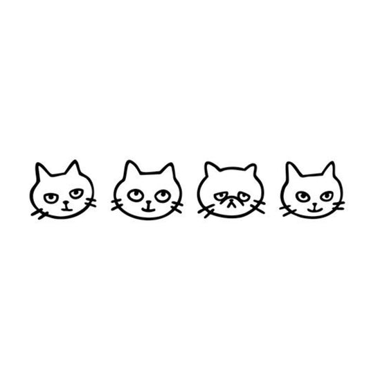 PLUS Deco Roller Stamp - Limited Edition Neko Roll - Cat Face