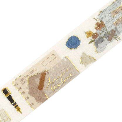 BGM - 15mm Washi Tape - Life Series - Collage Fragments