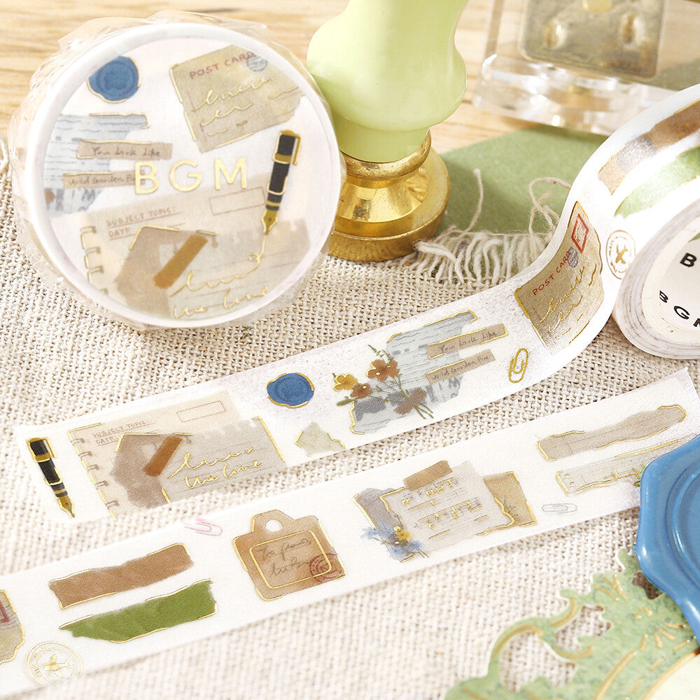 BGM - 15mm Washi Tape - Life Series - Collage Fragments