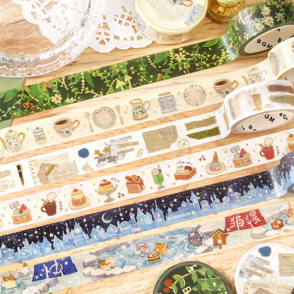 BGM - 15mm Washi Tape - Life Series - Afternoon Tea Set