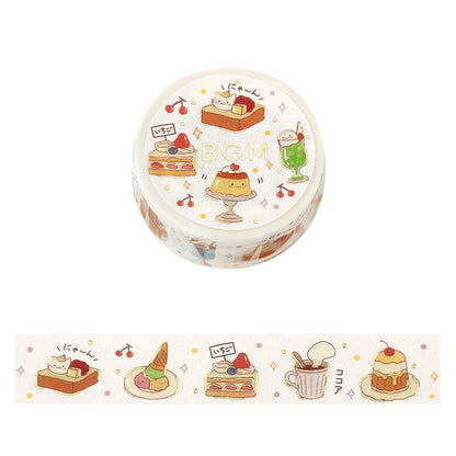 BGM - 15mm Washi Tape - Life Series - Cafe Time