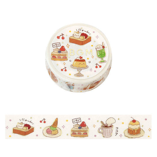BGM - 15mm Washi Tape - Life Series - Cafe Time