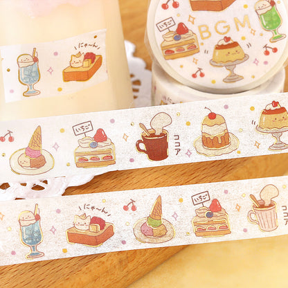 BGM - 15mm Washi Tape - Life Series - Cafe Time