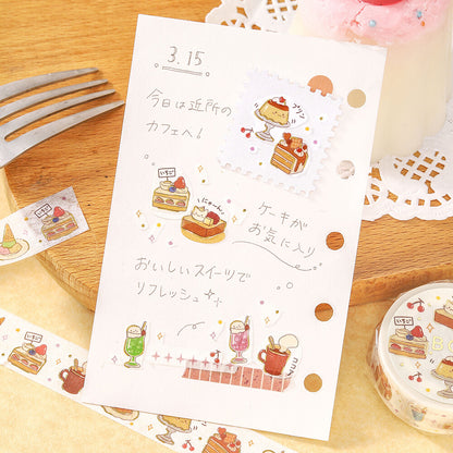 BGM - 15mm Washi Tape - Life Series - Cafe Time