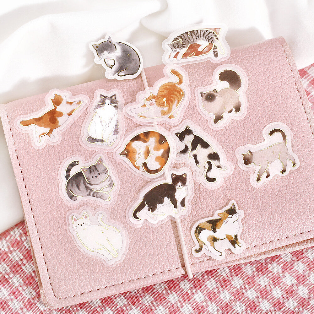 BGM Ippai Flake Stickers - Vol 5 - Lots of Cats Vol. 2!