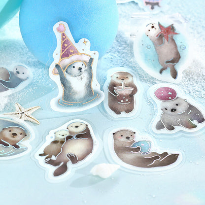 BGM Ippai Flake Stickers - Vol 5 - Lots of Otters!
