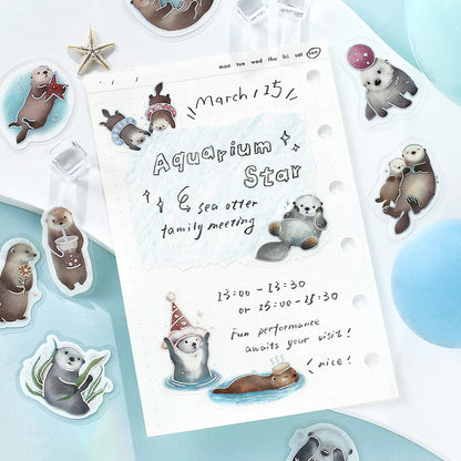 BGM Ippai Flake Stickers - Vol 5 - Lots of Otters!
