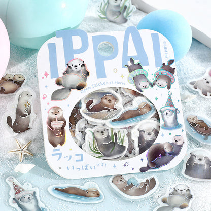BGM Ippai Flake Stickers - Vol 5 - Lots of Otters!